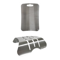 Thumbnail for Combo Large Stainless Steel Chopping Cutting Board + Chopping Boards Holder