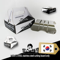 Thumbnail for Combo Large Stainless Steel Chopping Cutting Board + Chopping Boards Holder