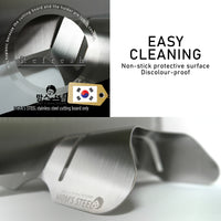 Thumbnail for Combo Large Stainless Steel Chopping Cutting Board + Chopping Boards Holder
