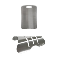 Thumbnail for Combo Medium Stainless Steel Chopping Cutting Board + Chopping Boards Holder