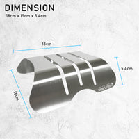Thumbnail for Combo Medium Stainless Steel Chopping Cutting Board + Chopping Boards Holder
