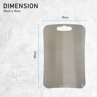 Thumbnail for Combo Small Stainless Steel Chopping Cutting Board + Chopping Boards Holder