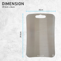 Thumbnail for Stainless Steel Chopping Cutting Board Antibacterial Food Grade Medium