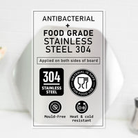 Thumbnail for Stainless Steel Chopping Cutting Board Antibacterial Food Grade Hexagon