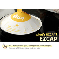 Thumbnail for 200X Paper Lid for Frypan Disposable Cooking Pan Cap Oli Splash Protection