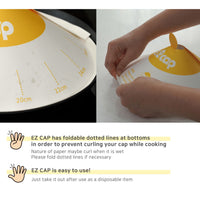 Thumbnail for 200X Paper Lid for Frypan Disposable Cooking Pan Cap Oli Splash Protection