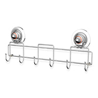 Thumbnail for Six Universal Hooks Removable Suction STAINLESS STEEL