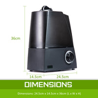 Thumbnail for Air Humidifier Ultrasonic Cool Diffuser 6L BLACK