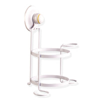 Thumbnail for Hair Dryer Brush Comb Holder Removable Suction WHITE