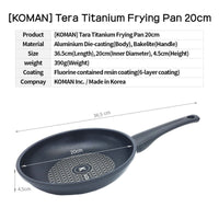 Thumbnail for KOMAN Non-Stick Titanium Coating Frying Pan 20 26 28cm Set