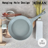 Thumbnail for KOMAN Shinewon Vinch IH Frypan Frying Pan 28cm Non-stick Induction Ceramic GREY