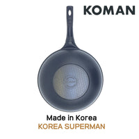 Thumbnail for KOMAN Non-Stick Titanium Coating Wok Pan 28cm + Glass Lid