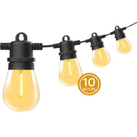 Thumbnail for Festoon String Lights 10 Bulbs 14M Fairy LED Waterproof Outdoor Christmas Party