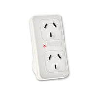 Thumbnail for Sansai Powerpoint Surge Protector Adaptor Double Vertical