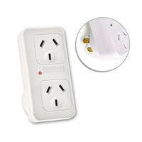 Thumbnail for 2X Sansai Powerpoint Surge Protector Adaptor Double Vertical