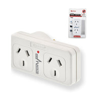 Thumbnail for Sansai Surge Protected Adaptor Double Left Hand