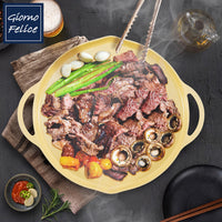 Thumbnail for Giorno Felice IH Griddle Pan 34cm Round Ceramic Non-Stick Camping Korean Stew