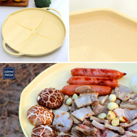 Thumbnail for Giorno Felice IH Griddle Pan 34cm Round Ceramic Non-Stick Camping Korean Stew