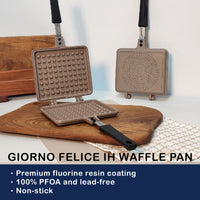 Thumbnail for Giorno Felice IH Waffle Maker Pan Non-Stick Double-Sided Detachable