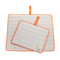 Thumbnail for Pet Dog Cooling Mat Non-Slip Travel Roll Up Cool Pad Bed Outdoor M BEIGE