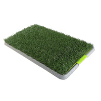 Thumbnail for Pet Dog Potty Tray Training Toilet + 1 Grass Mat 69cm x 43cm