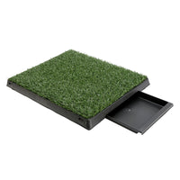 Thumbnail for Pet Dog Potty Tray Training Toilet + 1 Grass Mat 63cm x 50cm