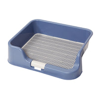 Thumbnail for Dog Pet Potty Tray Training Toilet Raised Walls T1 BLUE