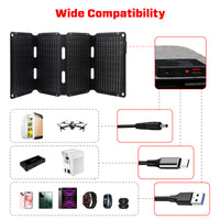 Thumbnail for 40W Solar Panel Portable Charger JumpsPower Power Generator Foldable