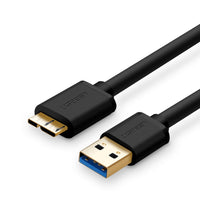 Thumbnail for UGREEN USB 3.0 A Male to Micro USB 3.0 Male Cable - Black 0.5M (10840)