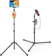 Thumbnail for UGREEN 15647 2-in-1 Tablet (Max 12.9 inch) + Phone (Max 7.2 inch) Tripod Stand