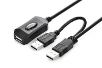 Thumbnail for UGREEN USB 2.0 Active Extension Cable 10M with USB Power 5M (20214)