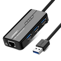 Thumbnail for UGREEN USB 3.0 Hub with Gigabit Ethernet Adapter (20265)