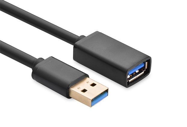 UGREEN USB 3.0 Extension Male Cable 0.5m Black (30125)