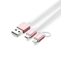 Thumbnail for UGREEN Micro-USB to USB Cable with MFI Certified iPhone Adapter 1M (30470)