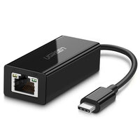 Thumbnail for UGREEN USB Type C to 10/100/1000M Ethernet Adapter (Black) 50307