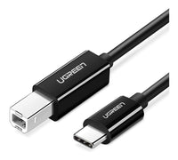 Thumbnail for UGREEN USB-C to USB 2.0 Print Cable 2m (Black) 50446