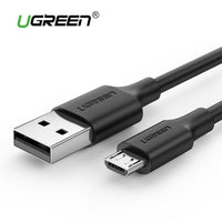 Thumbnail for UGREEN USB 2.0 Male to Micro USB Data Cable 0.5M Black (60135)