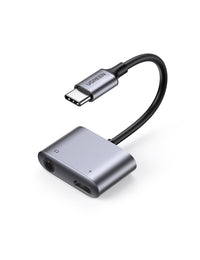 Thumbnail for UGREEN 60164 2-in-1 USB C to 3.5mm Adapter