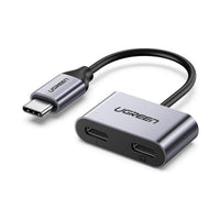 Thumbnail for UGREEN 60165 USB-C to Dual USB-C Adapter