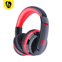 Thumbnail for OVLENG MX666 Wireless Bluetooth Music Headphones with Mic Noise Canceling - Red