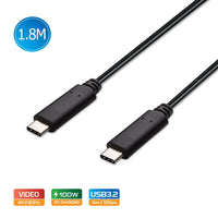 Thumbnail for Simplecom CA519 USB-C to USB-C Cable USB 3.2 Gen1 5A 100W PD 4K@60Hz 1.8M