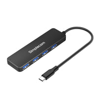 Thumbnail for Simplecom CH340 Compact USB-C to 4 Port USB-A Hub USB 3.2 Gen1