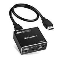 Thumbnail for Simplecom CM425 HDMI 2.0 Audio Extractor Optical SPDIF and 3.5mm Stereo with ARC 4K@60Hz