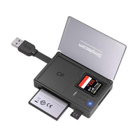 Thumbnail for Simplecom CR309 3-Slot SuperSpeed USB 3.0 Card Reader with Card Storage Case