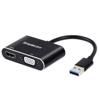 Thumbnail for Simplecom DA316 USB 3.0 to HDMI + VGA Video Card Adapter Full HD 1080p