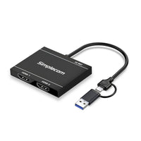 Thumbnail for Simplecom DA327 USB 3.0 or USB-C to Dual HDMI Display Adapter for 2x 1080p Extended Screens