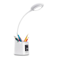 Thumbnail for Simplecom EL621 LED Desk Lamp with Pen Holder and Digital Clock Rechargeable