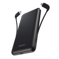 Thumbnail for CHOETECH B688-BK 10000mAh MFi Certified PD18W Power Bank (with 2 cables)