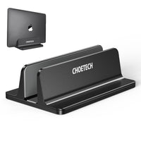 Thumbnail for CHOETECH H038-BK Desktop Aluminum Stand With Adjustable Dock Size for Laptops and Tablets