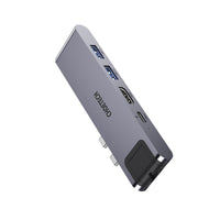 Thumbnail for CHOETECH HUB-M24 7-in-2 MacBook Pro/Air USB Adapter USB-C Hub
